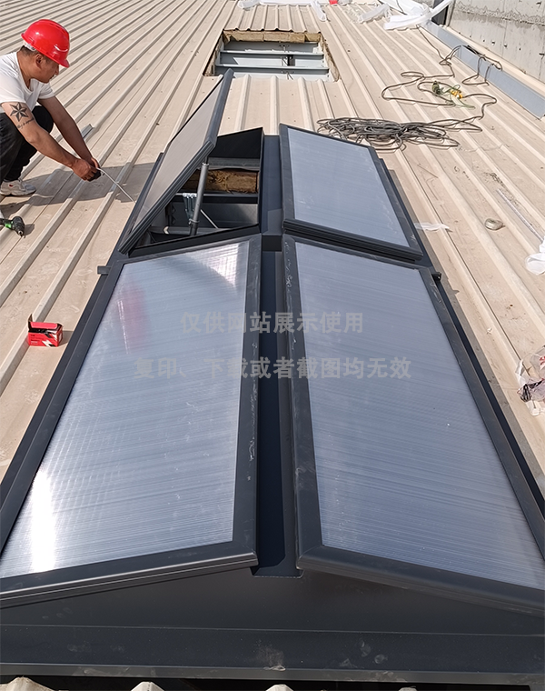 兰州王老吉生产车间海西直辖排烟天窗